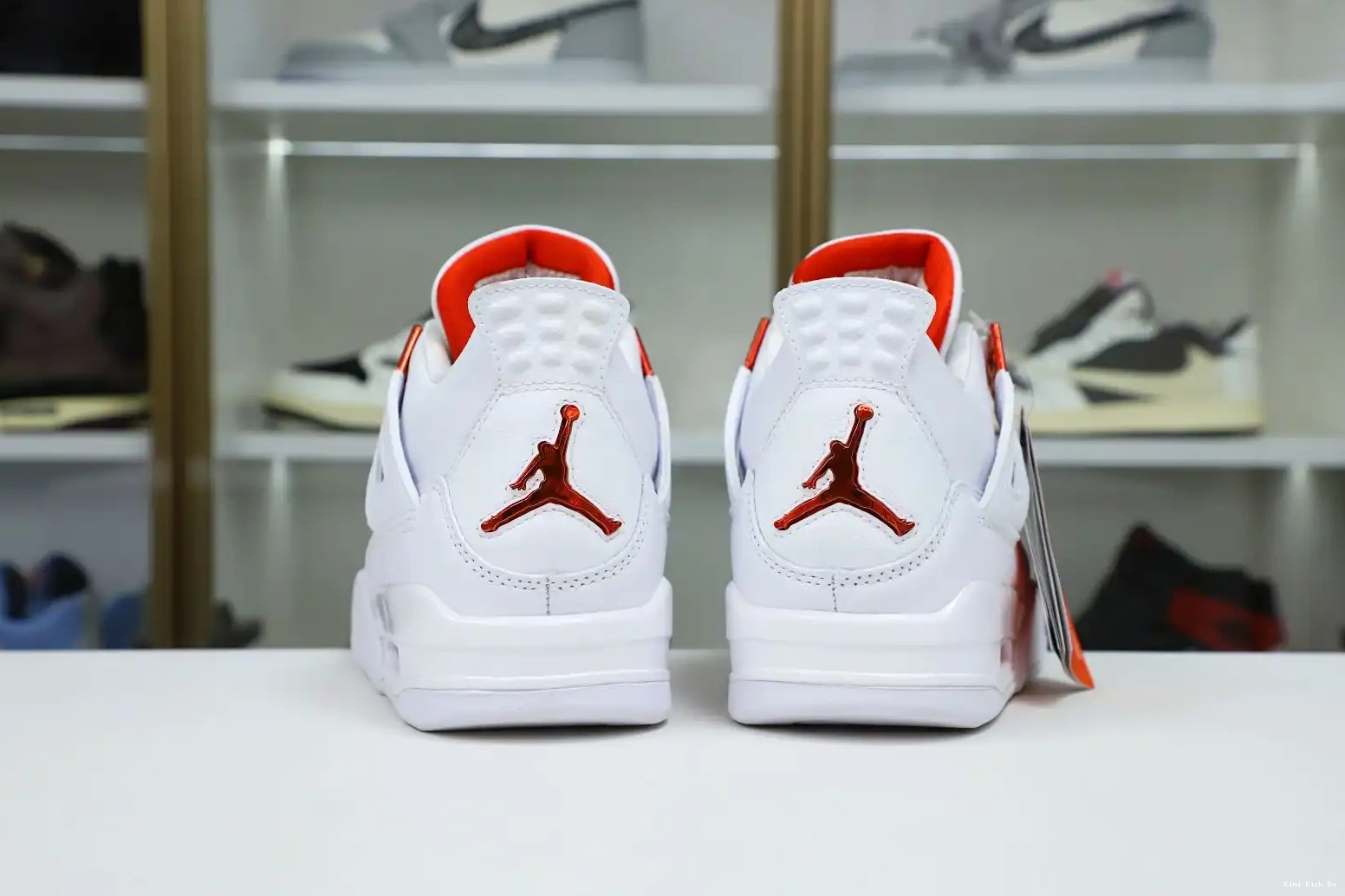 Jordan Kimikick metallic Jordan 4 Air retro“orange 0702